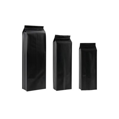 ποιότητας  500g Gusset Foil Coffee Powder Package Moisture Proof Matte Black Single Side Bag With Valve εργοστάσιο