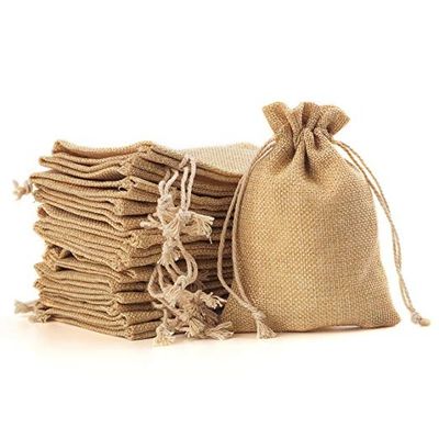 ποιότητας  2700310 Kids Birthday Party Favor Bag Logo Drawstring Burlap Folding Weeding Drawstring Bag εργοστάσιο